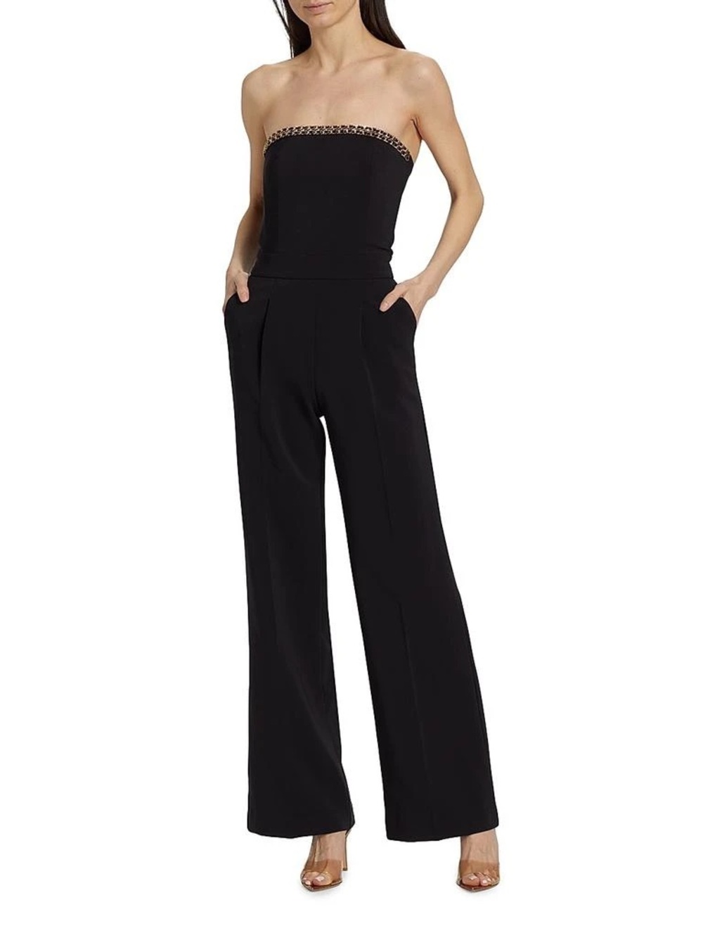 Generation Love Elore Straight-Leg Jumpsuit Black Size 2 NWT